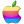 Apple Multicolore Icon 24x24 png